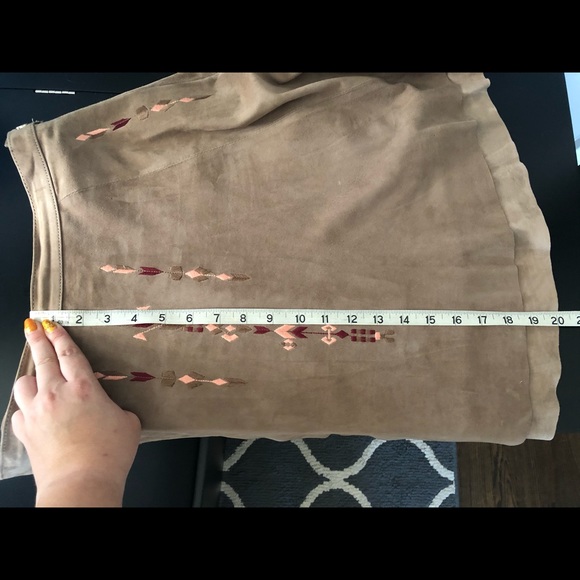 NWT 100% Goat Suede Skirt by George J. Love, size M - Picture 7 of 7